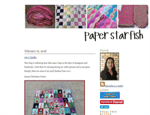 Tablet Screenshot of paperstarfish.prettyposies.com